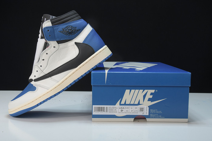 Travis Scott x Fragment x Air Jordan 1 High OG SP Military Blue DH3227-105