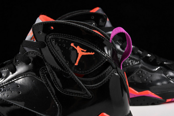 AIR JORDAN 7 RETRO BLACK PATENT 313358-006
