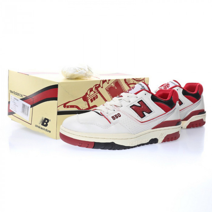 New Balance white red YEESHOES*12
