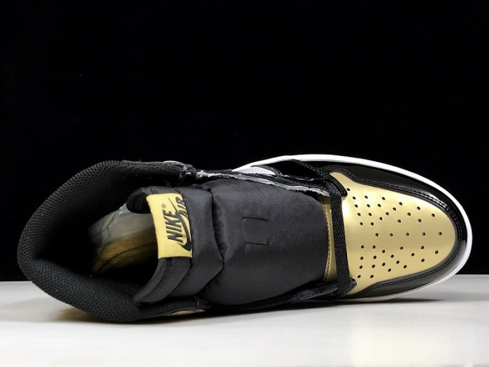 Jordan 1 Retro High NRG Patent Gold Toe  861428-007