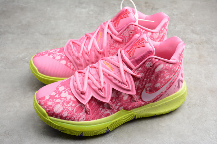 KYRIE 5 SPONGEBOB PATRICK LOTUS PINK/UNIVERSITY RED 003
